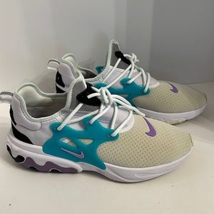 NIKE AIR  MEN’S MAX REACT PRESTO CREAM,GREEN, LILAC SNEAKERS SZ 11.5
